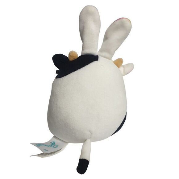 Squishmallow 5" Conner Cow with Bunny Ears Easter Soft Plush Toy Pink NWOT - Picture 4 of 7